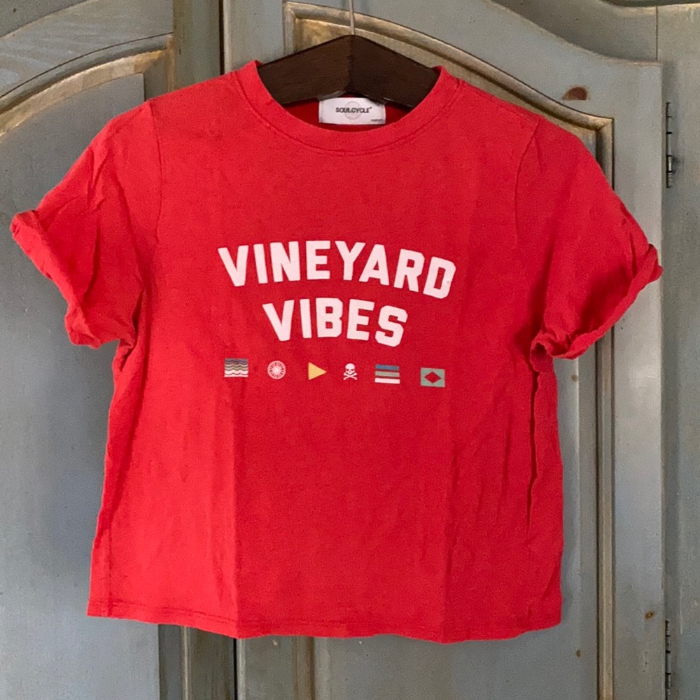 Vineyard vibes SoulCycle crop top